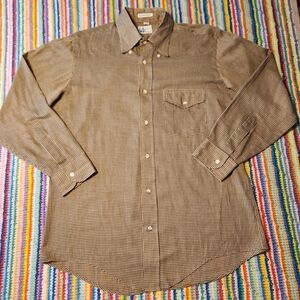 Vintage 1970s Khyber Khaki Button-Up Shirt by Brothers Shop / Enro
